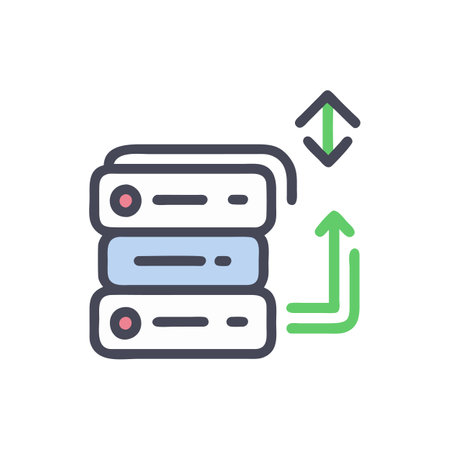 Comprehensive Data Backup Iconのイラスト素材