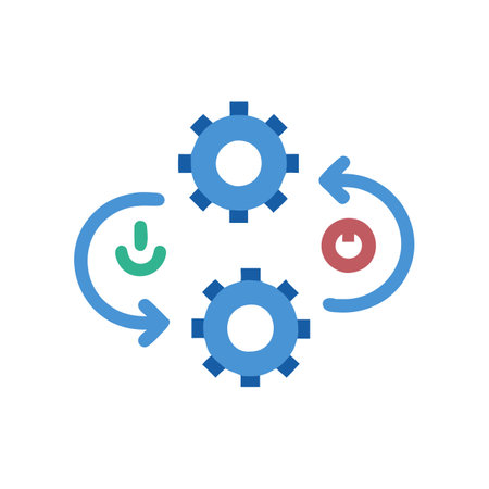 Innovative Continuous Integration Solutions Iconのイラスト素材