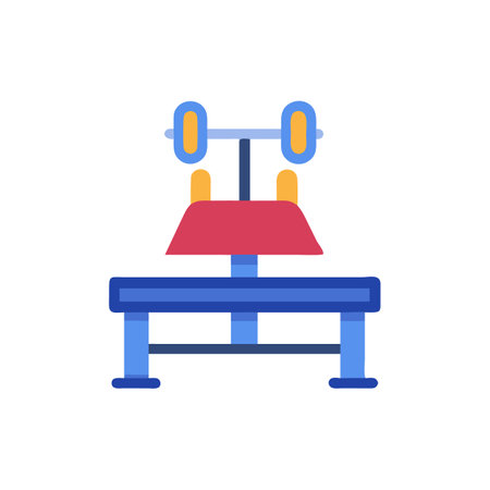 Versatile Weightlifting Platform Iconのイラスト素材