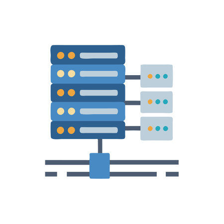 Comprehensive Data Center Icon Designのイラスト素材