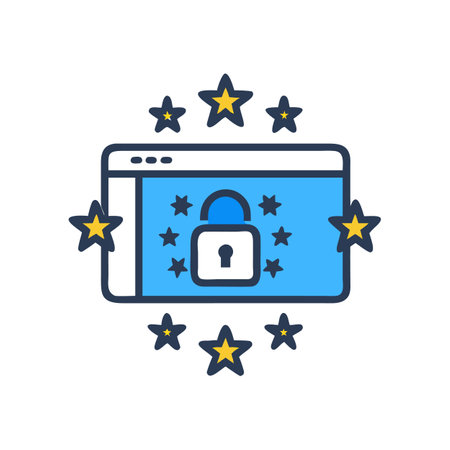 Comprehensive GDPR Compliance Iconのイラスト素材