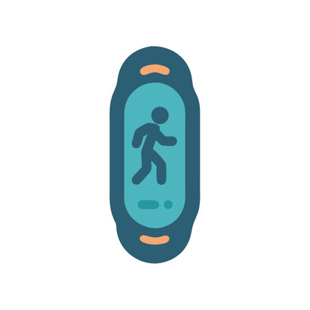 Innovative Fitness Tracker Solutions Iconのイラスト素材