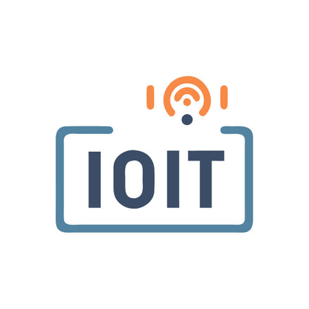 IIoT Icon for Industrial Internet of Thingsのイラスト素材