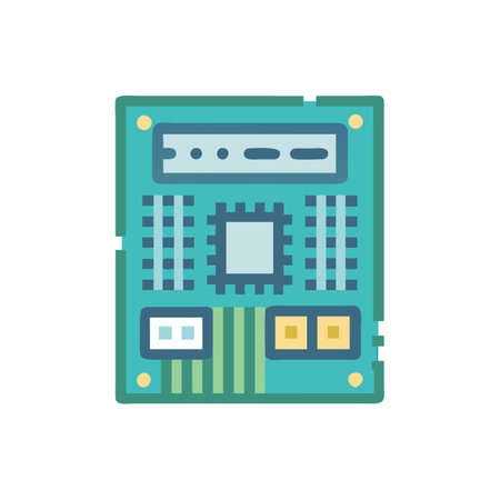 Motherboard Technology Iconのイラスト素材