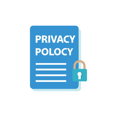 Website Privacy Policy Iconのイラスト素材