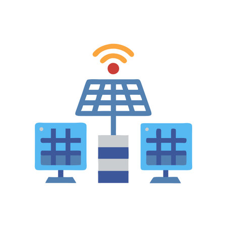 Smart Grid Technology Icon
