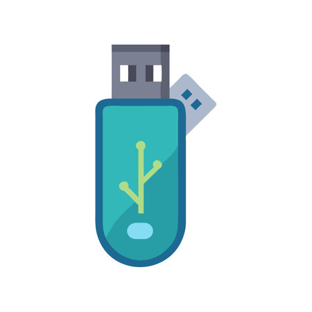 Digital USB Storage Device Iconのイラスト素材