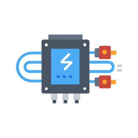 Active Power Filter Icon for Energy Controlのイラスト素材
