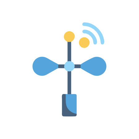 Creative Anemometer Design Iconのイラスト素材