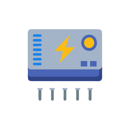 Icon of Automatic Voltage Regulator for Circuitsのイラスト素材