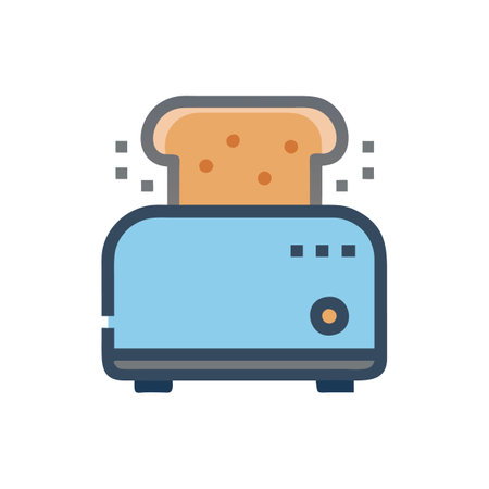 Compact Bread Toaster Icon for Quick Toast