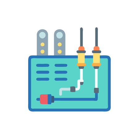Creative Circuit Repair Kit Design Iconのイラスト素材