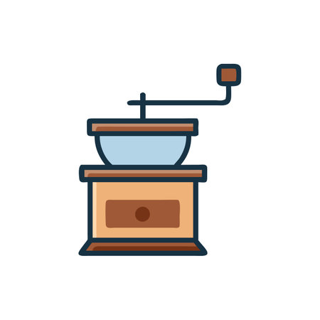 Coffee Grinder Icon for Coffee Loversのイラスト素材