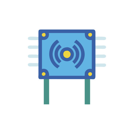Advanced Current Sensor Icon for Systemsのイラスト素材