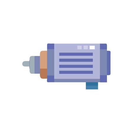Icon of DC Brushless Motor for Industrial Useのイラスト素材