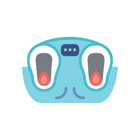 Innovative Electric Foot Massager Vector Iconのイラスト素材