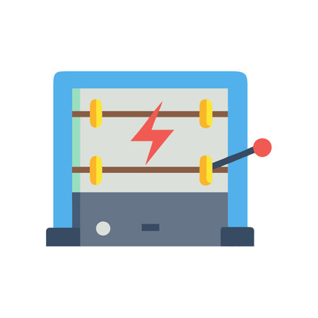 Efficient Electric Fence Energizer for Optimal Protectionのイラスト素材