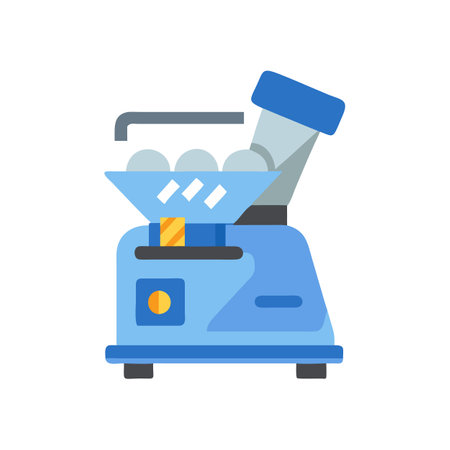 Innovative Electric Ice Crusher Vector Iconのイラスト素材