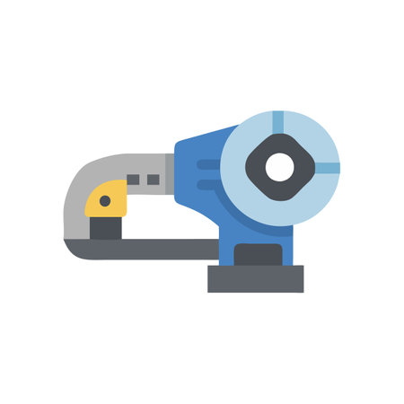 Reliable Electric Pipe Cutter Icon for Efficiencyのイラスト素材
