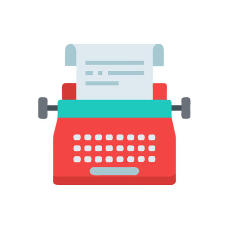 Icon of Electric Typewriter for Vintage Styleのイラスト素材