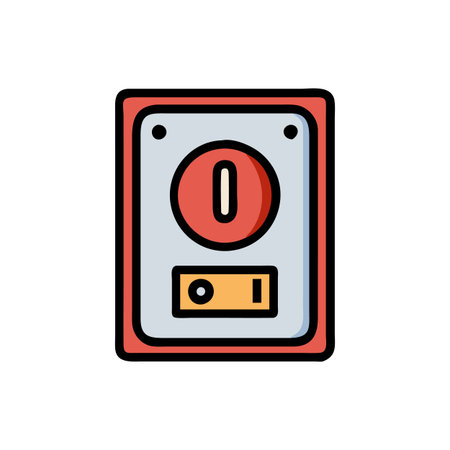 Compact Emergency Power Switch for Convenient Use