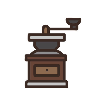 Espresso Grinder Icon for Coffee Loversのイラスト素材