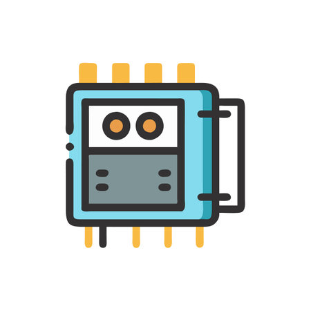 Reliable Electrical Relay for Circuit Controlのイラスト素材