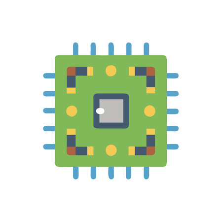 Creative Microcontroller Board Design Icon