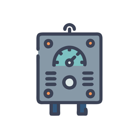 Creative Motor Speed Controller Design Iconのイラスト素材