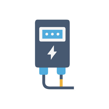 Unique Charging Dock Electrical Iconのイラスト素材