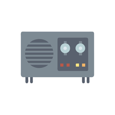 Efficient DC Power Supply Icon for Devicesのイラスト素材