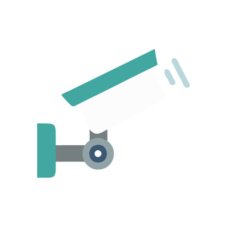 Creative Surveillance Camera Illustrationのイラスト素材