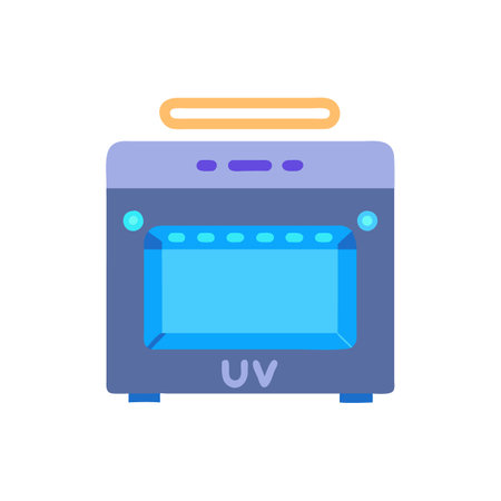 Innovative UV Sterilizer Box Iconのイラスト素材