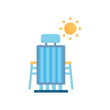 Compact Solar Water Heater for Easy Installationのイラスト素材