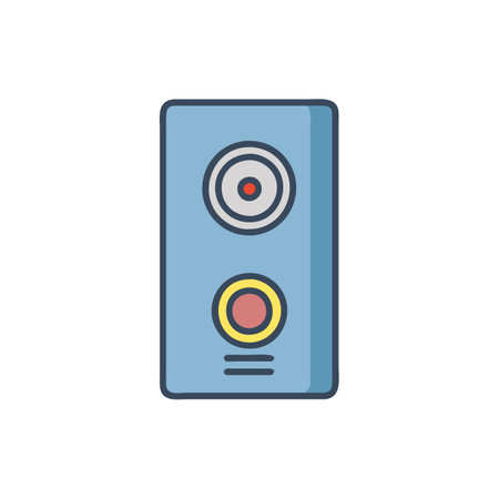 Video Doorbell Icon for Security