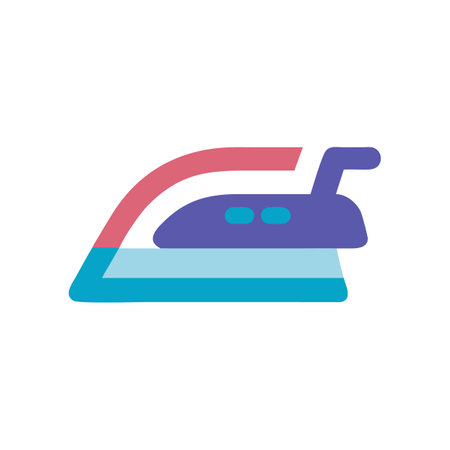 Creative Travel Iron Icon Illustrationのイラスト素材