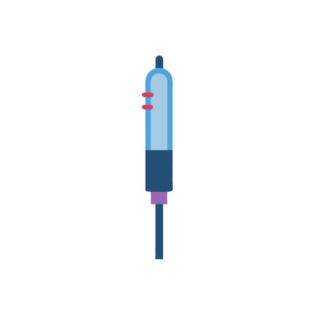 Compact Voltage Probe Icon for Measurementsのイラスト素材