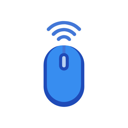 Compact Wireless Mouse for Easy Portabilityのイラスト素材