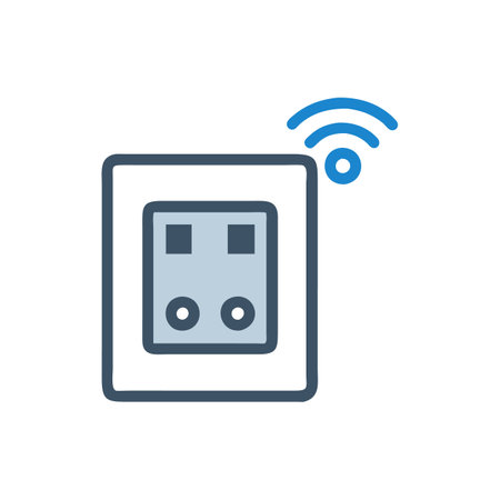 Reliable Zigbee Smart Switch for Home Automationのイラスト素材