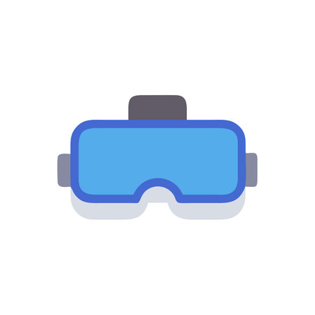 Compact VR Headset Icon for Travelのイラスト素材