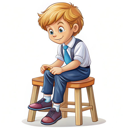 Illustration of kids education activityの写真素材