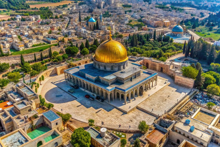 Al-Aqsa Mosque Photography - Old City of Jerusalemの写真素材