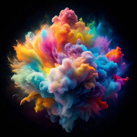 Abstract colorful background for design as banne