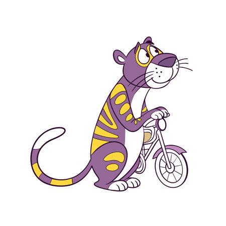 Breathless Panther Maintaining Model Motionsのイラスト素材