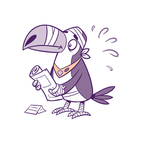 Vector Art of Revitalized Toucan Role Playのイラスト素材