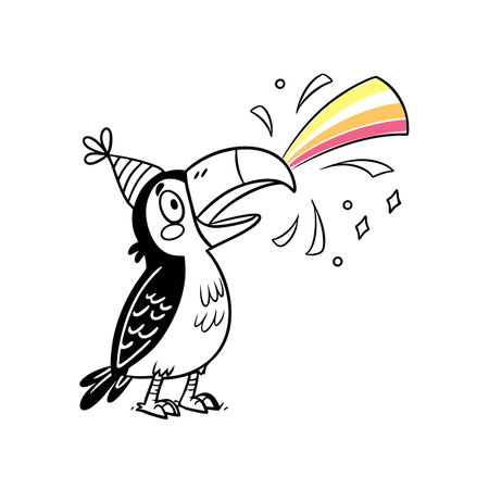 Cheeky Toucan's Festival Adventureのイラスト素材