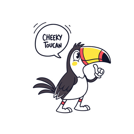 Cheeky Toucan's Tingling Festival Adventureのイラスト素材