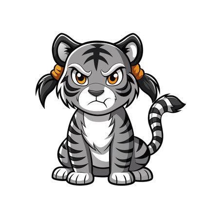 Tiger Cub's Model Building Adventureのイラスト素材