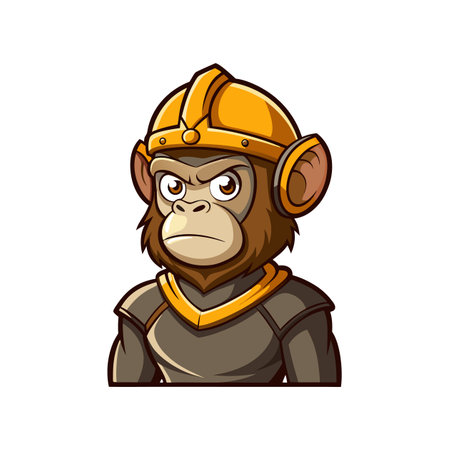 Playful Monkey in Exciting Rocketry Adventureのイラスト素材