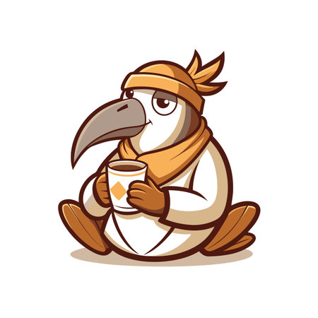 Cheeky Toucan Coloring with Invigorationのイラスト素材